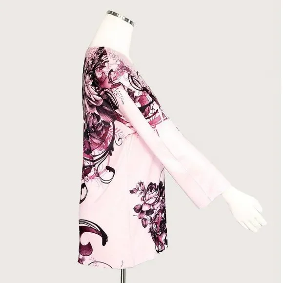 ** Style&co. Beaded Floral Top - Picture 5 of 8